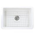 Nantucket Sinks 27-Inch Undermount Fireclay Kitchen Sink Wellfleet-2719W